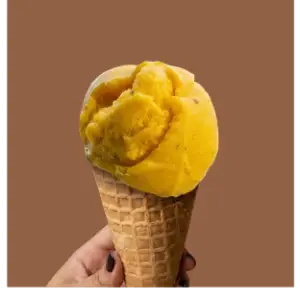 Cascão com sorvete cremoso