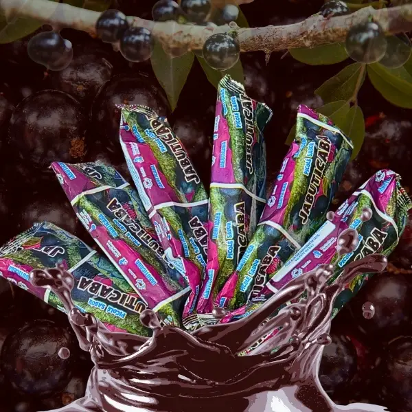 Sorvete no palito de jabuticaba
