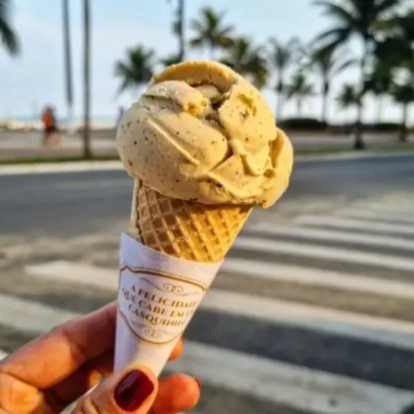 Cascão com gelato